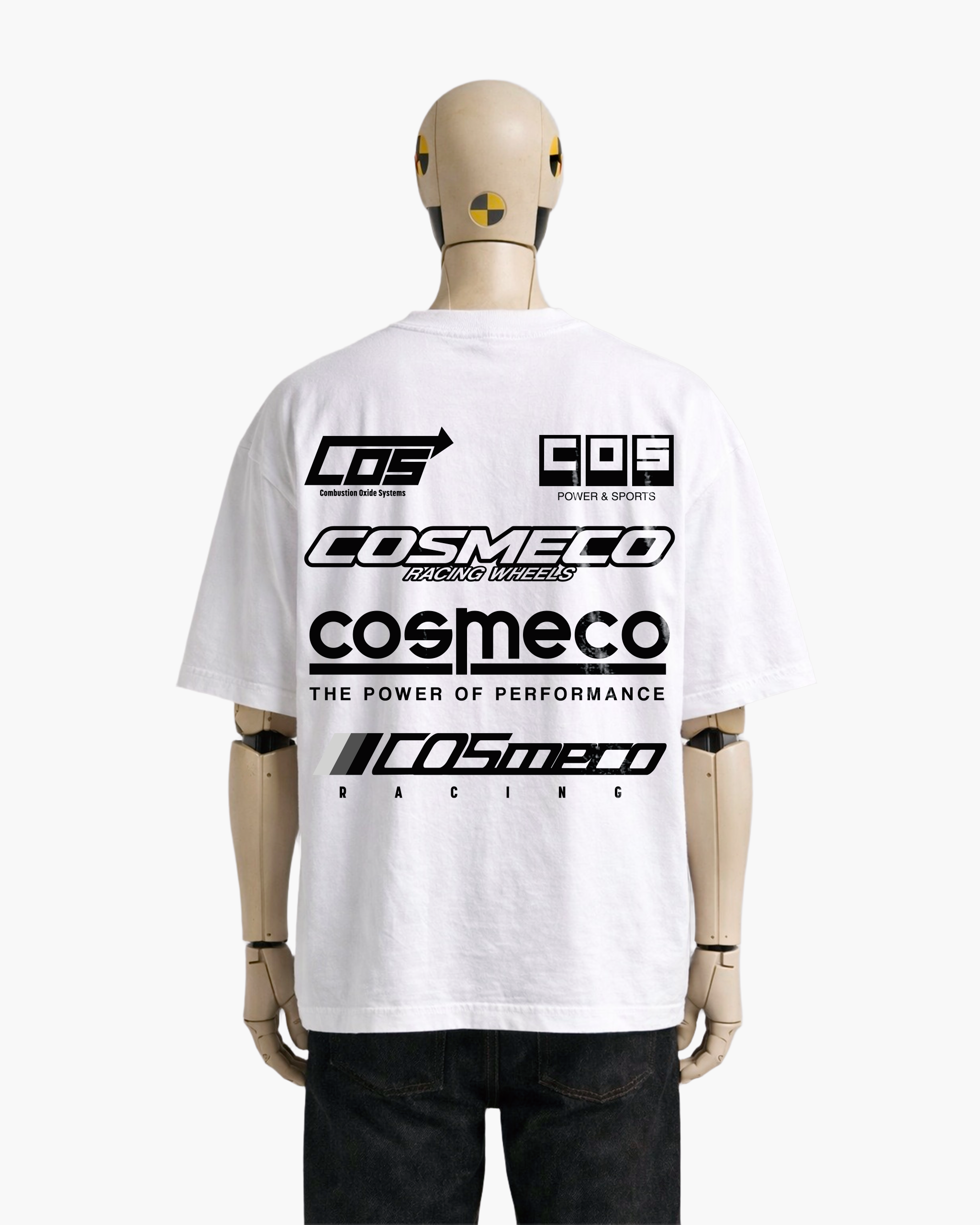 COSMECOART Racing Tee ( White )