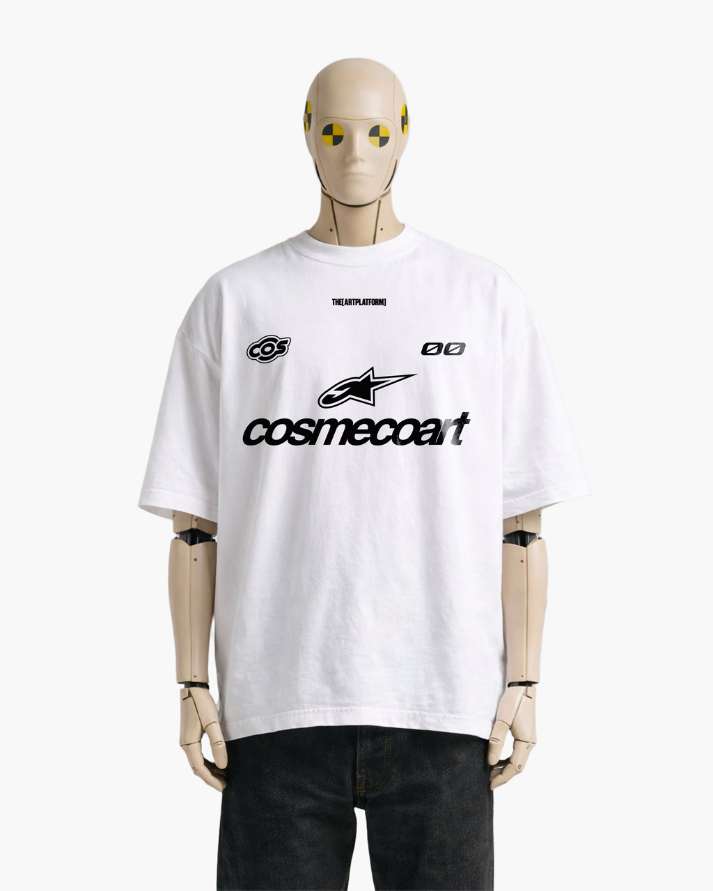 COSMECOART Racing Tee ( White )