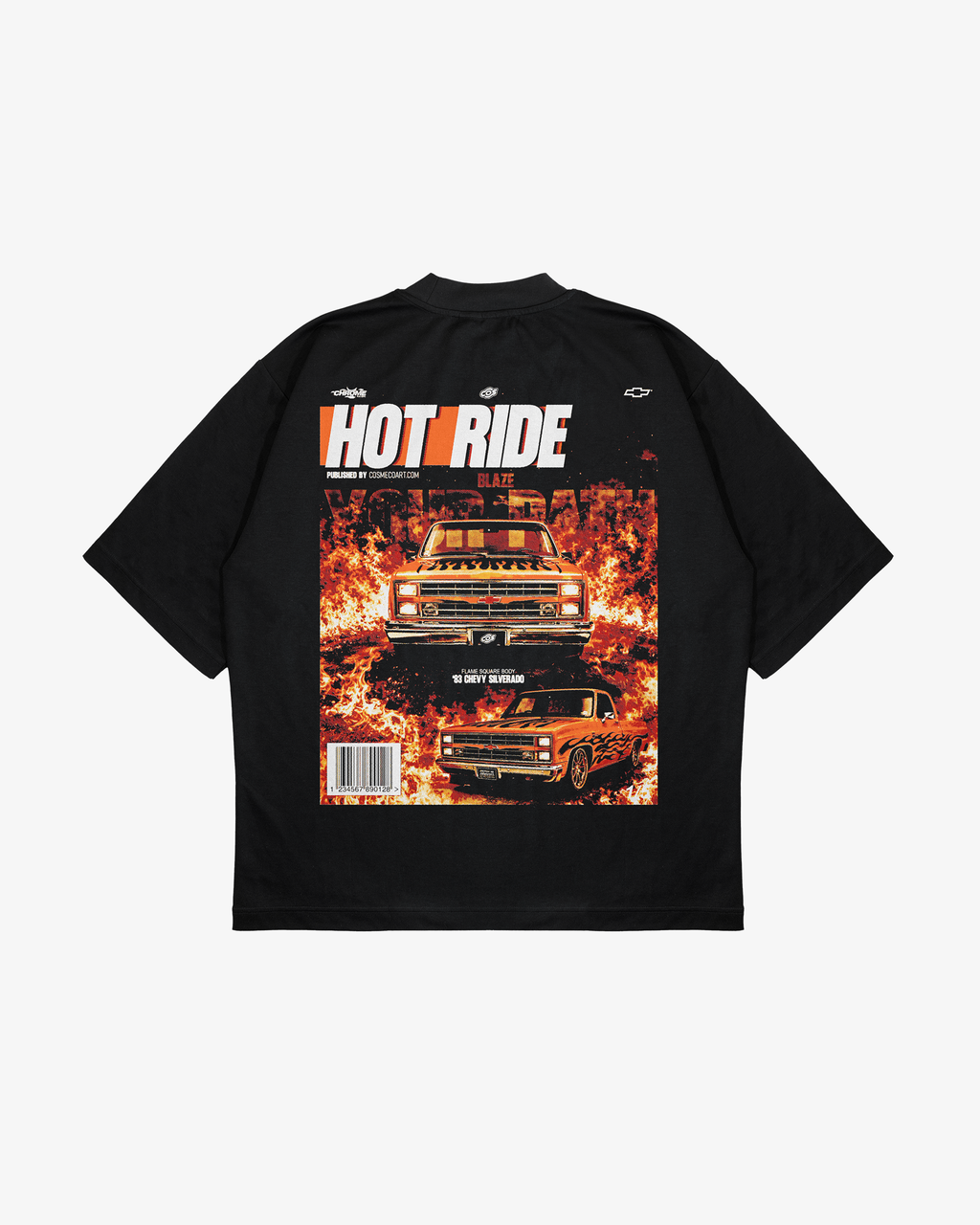 Square Body Chevy Silverado Graphic Tee – Classic Truck Shirt – 1 of 5