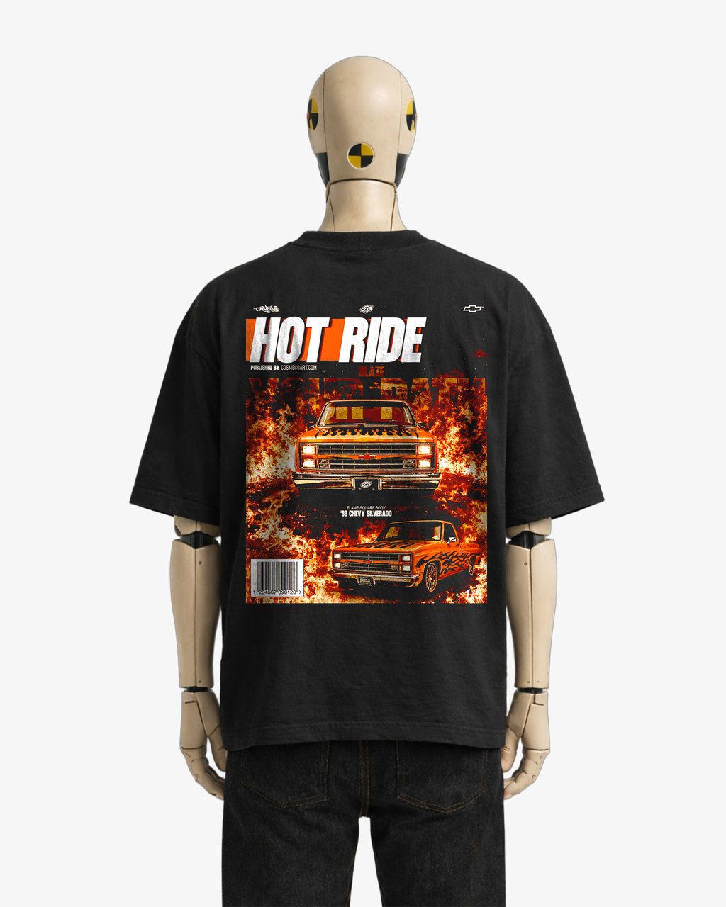 Square Body Chevy Silverado Graphic Tee – Classic Truck Shirt – 1 of 5