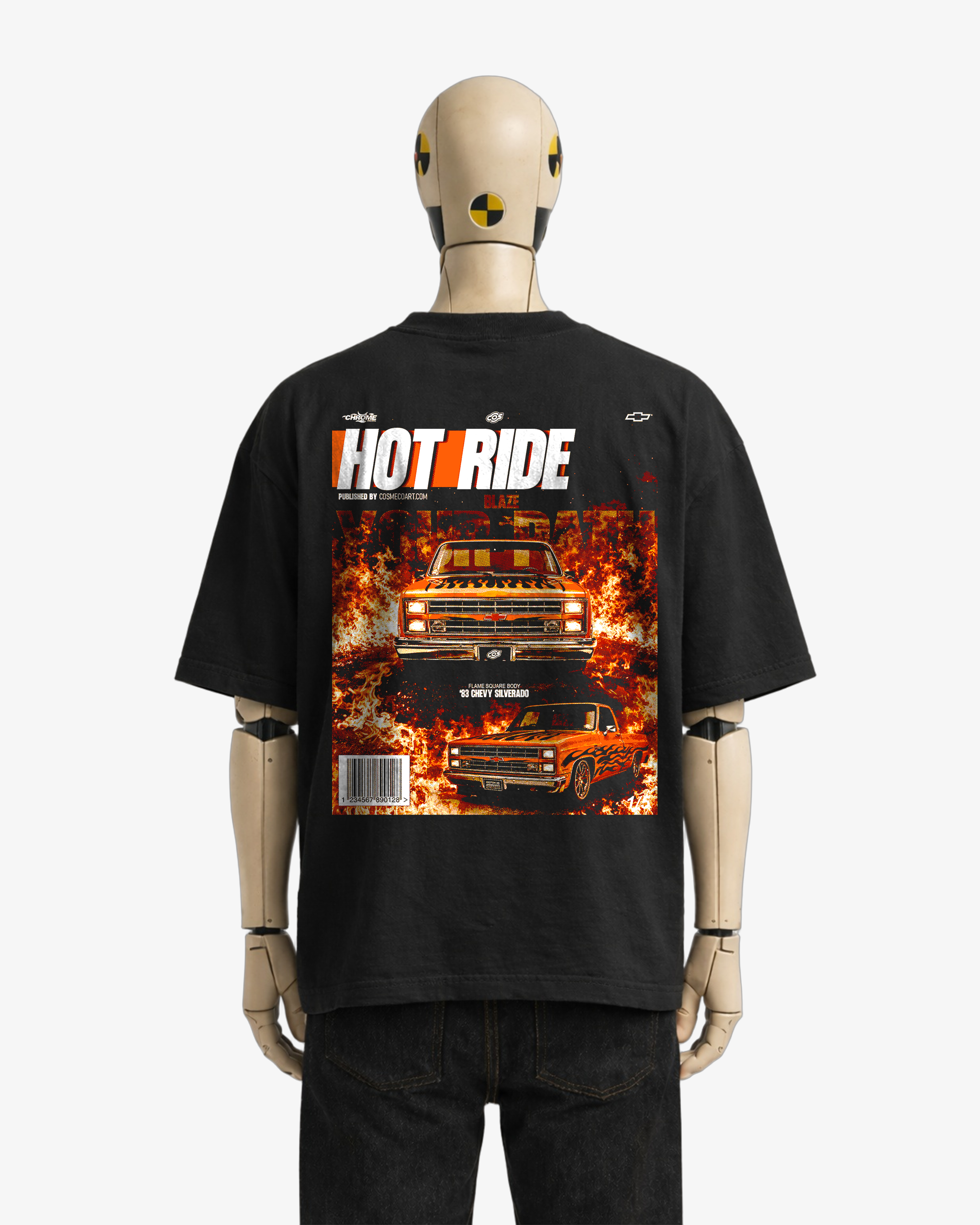 Square Body Chevy Silverado Graphic Tee – Classic Truck Shirt – 1 of 5