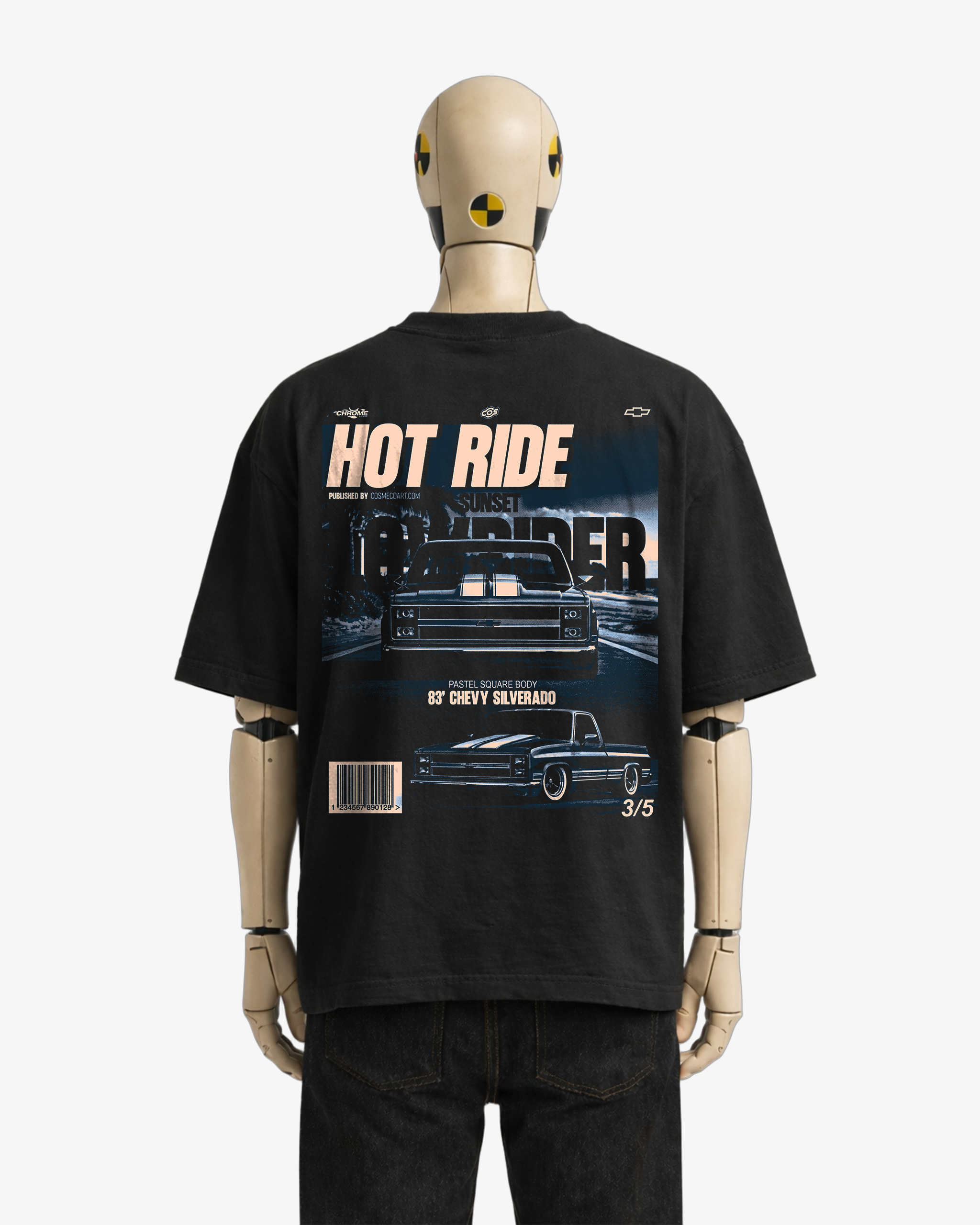 Square Body Chevy Silverado Graphic Tee – Classic Truck Shirt – 3 of 5