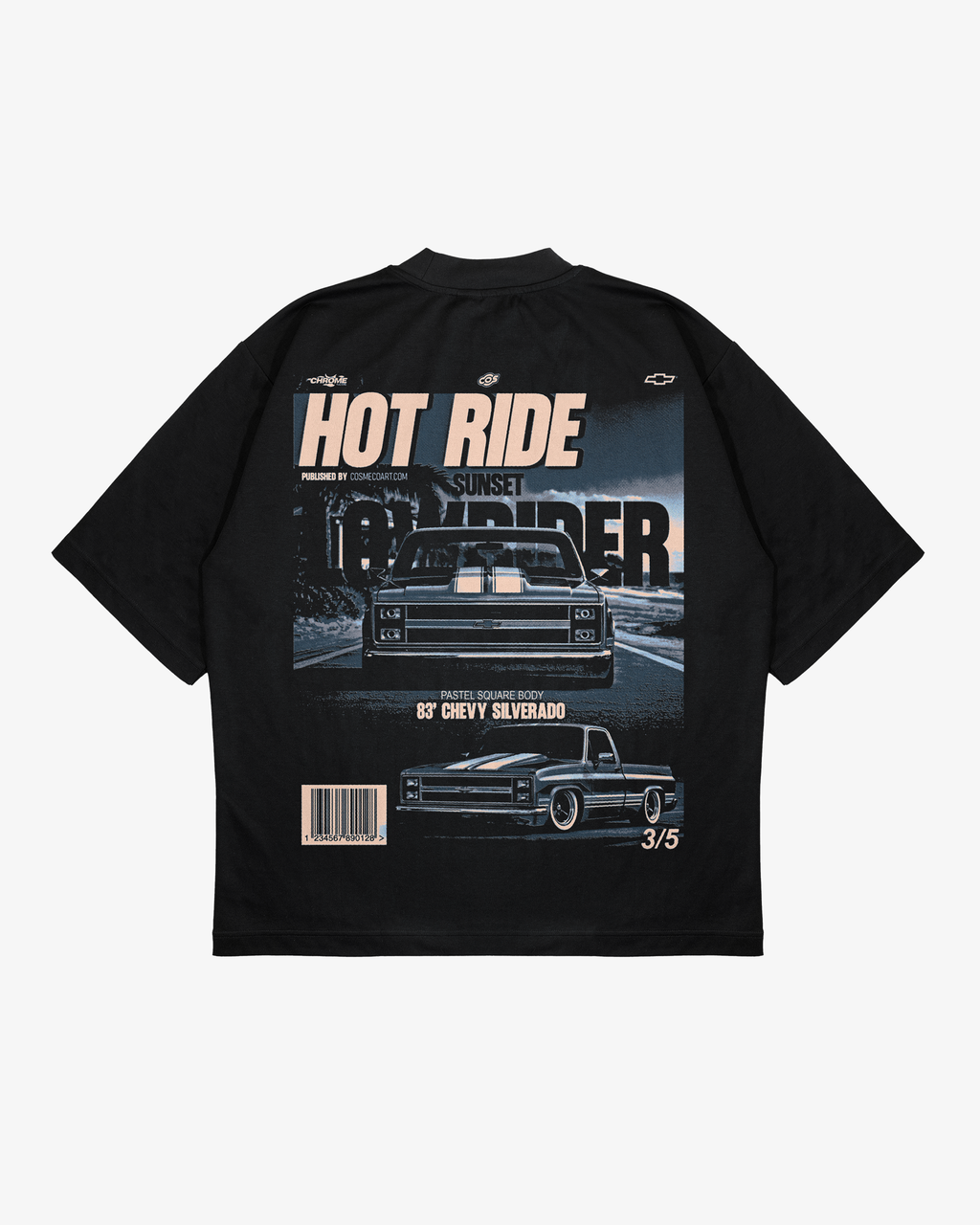 Square Body Chevy Silverado Graphic Tee Bundle (5 Pack) – Vintage Truck Shirts Collection