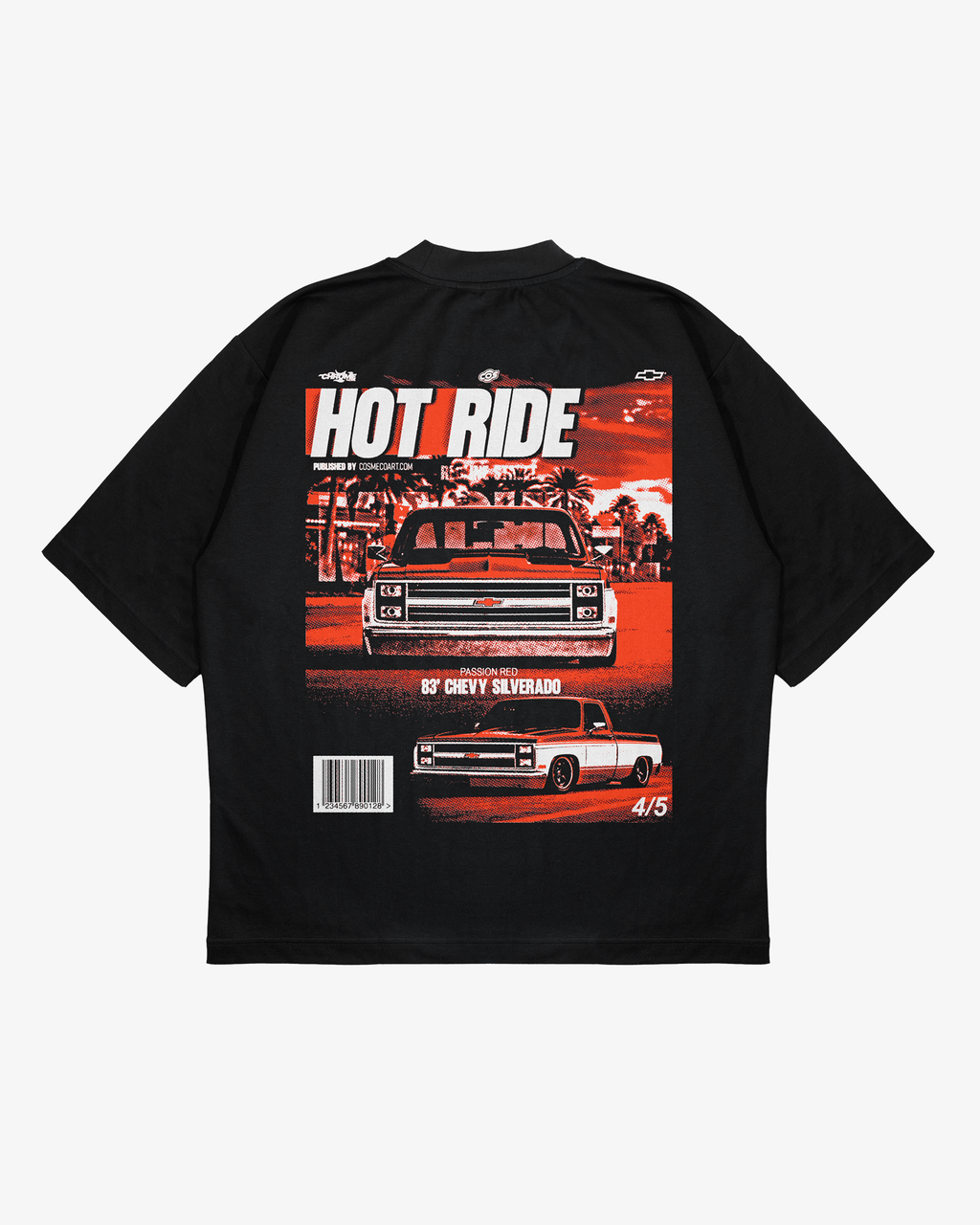 Square Body Chevy Silverado Graphic Tee – Classic Truck Shirt – 4 of 5