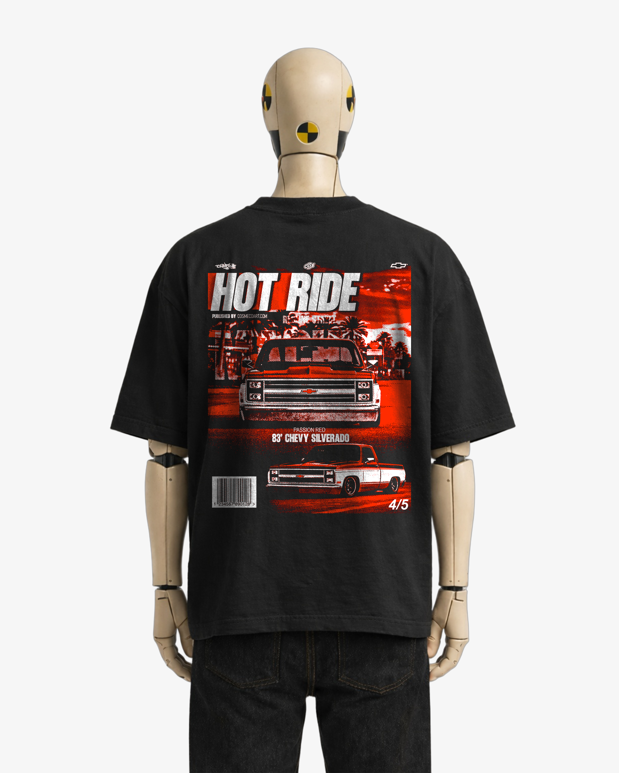 Square Body Chevy Silverado Graphic Tee – Classic Truck Shirt – 4 of 5