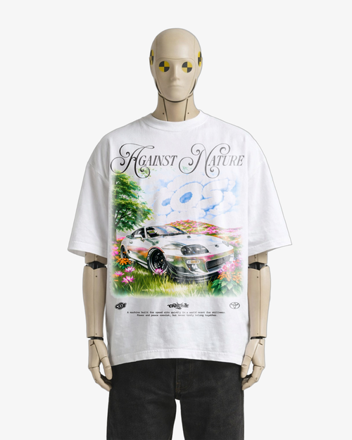 Against Nature Racing Tee – JDM Car Graphic T-Shirt