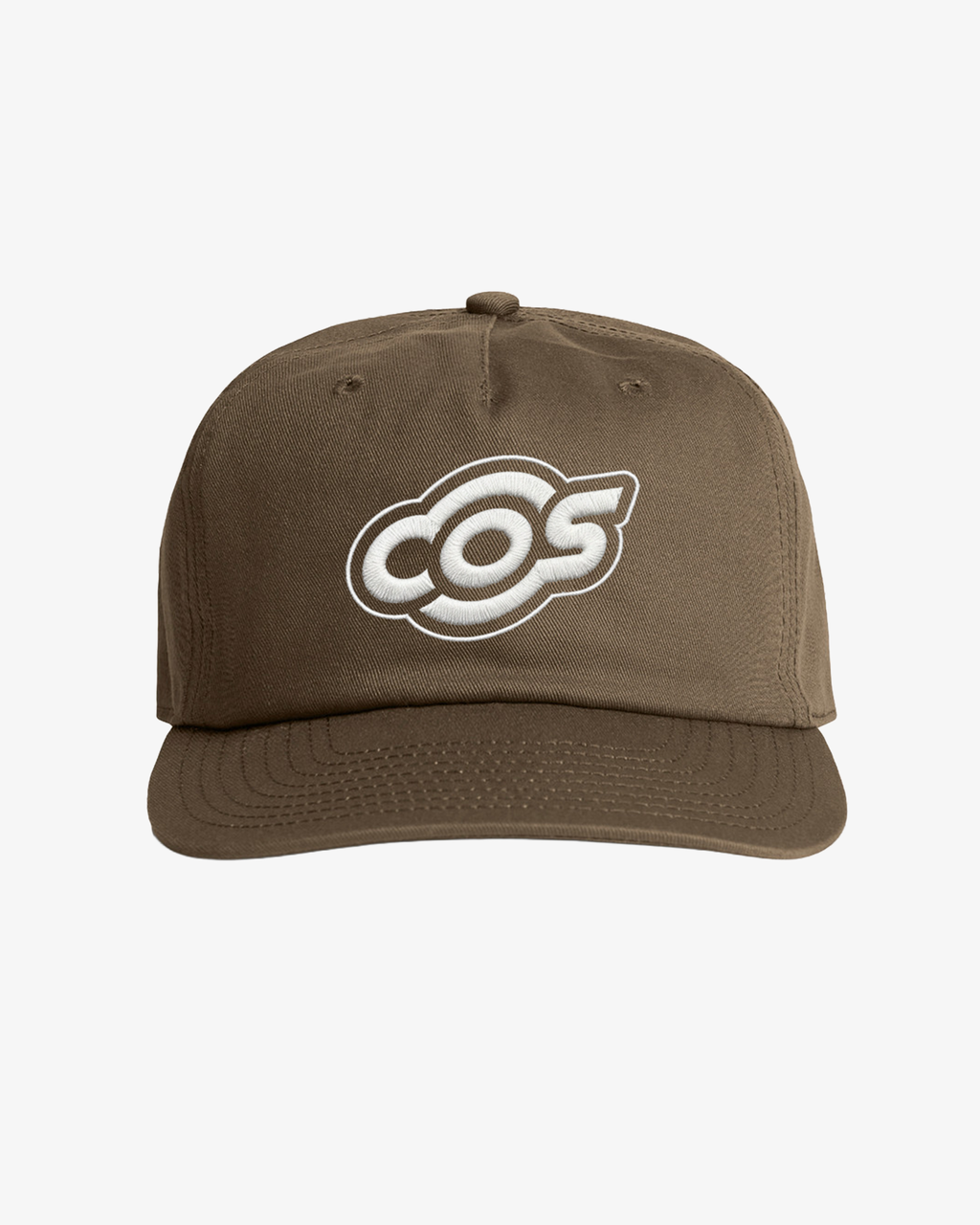 COSMECOART Logo Five Panel Cap (BROWN)