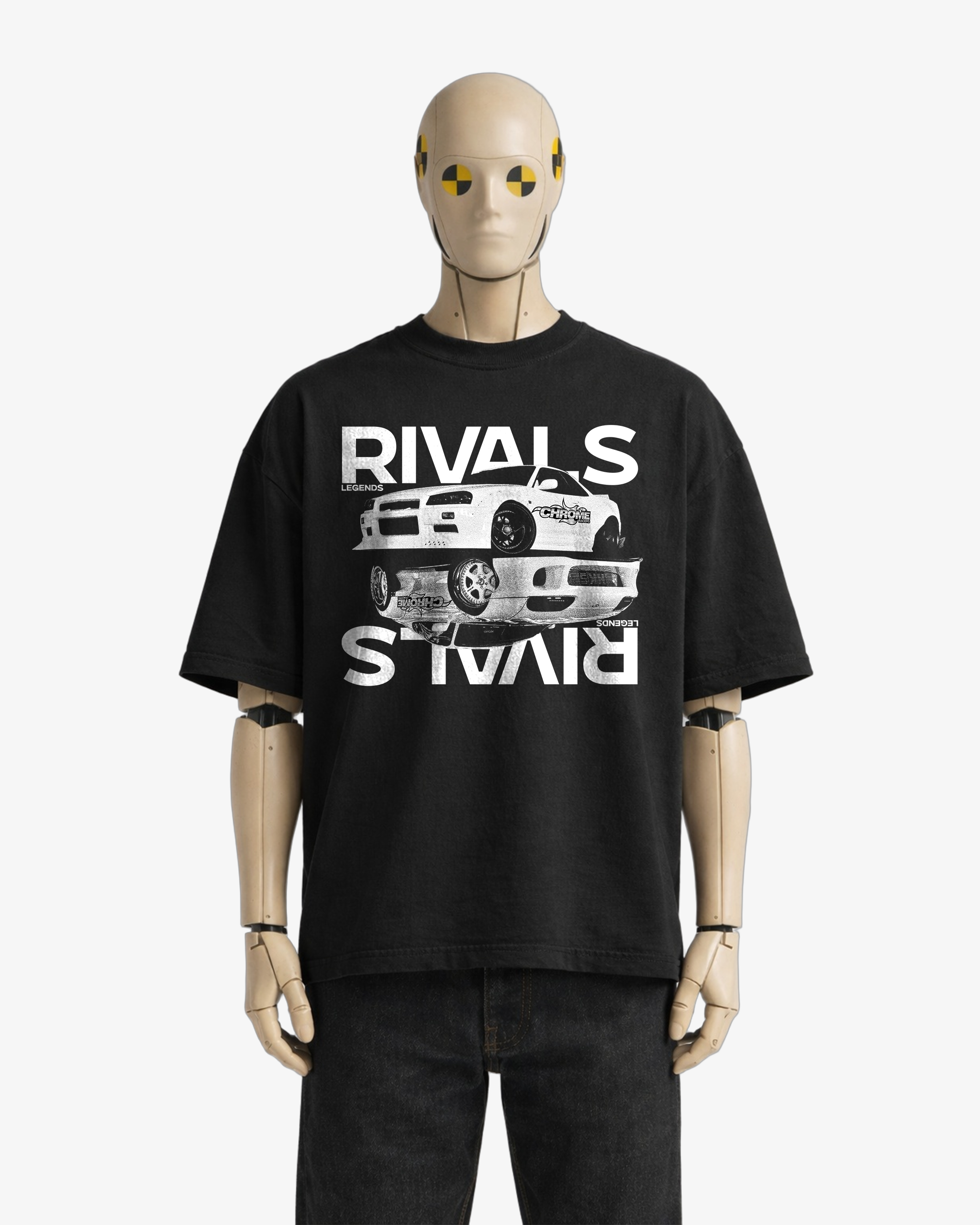 Nissan Skyline R34 & Toyota Supra MK4 Graphic Tee – JDM Car Streetwear Heavyweight T-Shirt