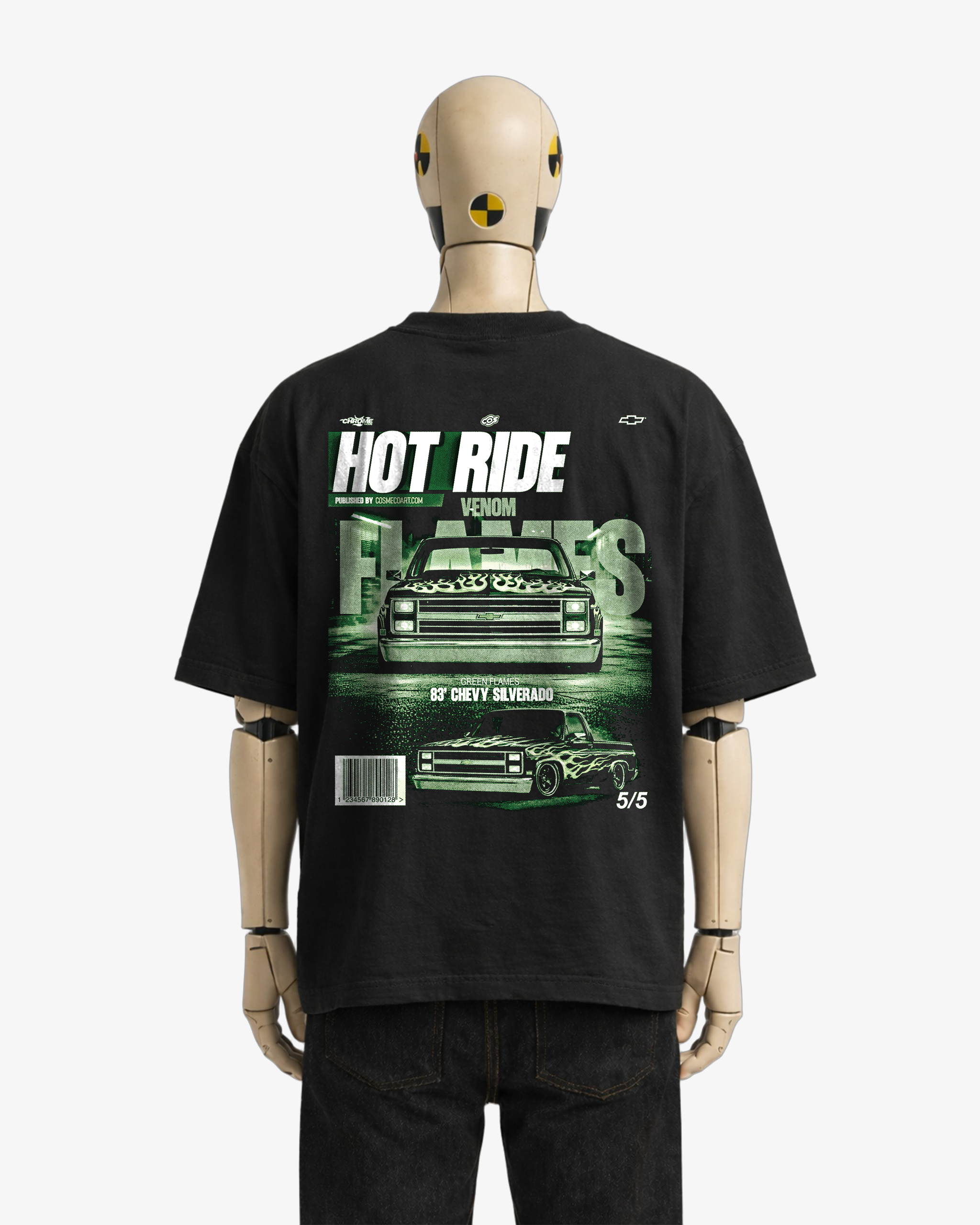 Square Body Chevy Silverado Graphic Tee Bundle (5 Pack) – Vintage Truck Shirts Collection
